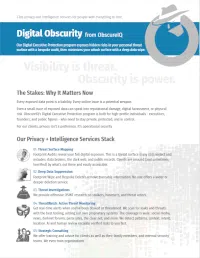 Digital Executive Protection