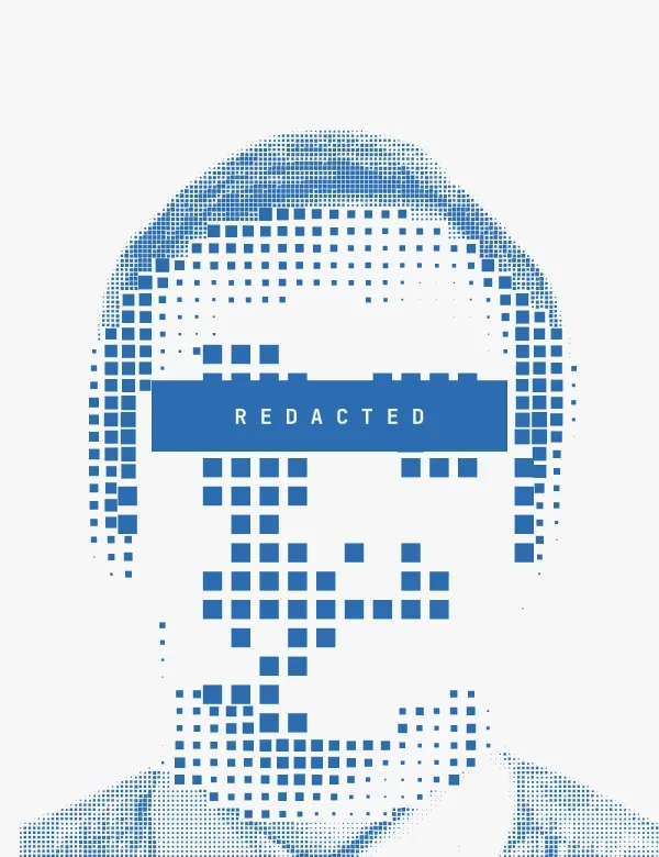 Greg Manwelyan, redacted portrait